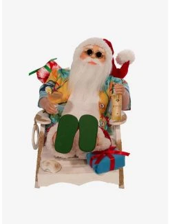 Boxlunch Kurt Adler Santa Beach Chair Figure