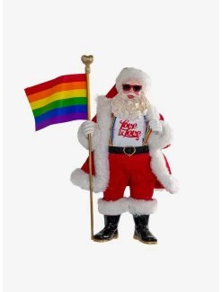 Boxlunch Kurt Adler Fabriche Pride Santa Figure