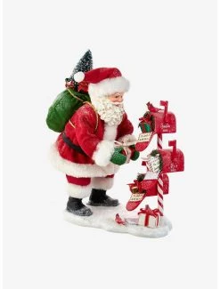 Boxlunch Kurt Adler Fabriche Santa Checking Mail Figure