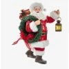 Boxlunch Kurt Adler Fabriche Santa With Wreath And Lantern Figure