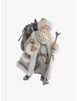Boxlunch Kurt Adler Fabriche Snowy Woods Santa Figure