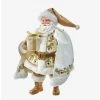 Boxlunch Kurt Adler Fabriche White And Gold Santa Figure