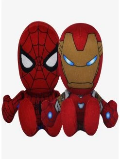 Boxlunch Marvel Spider-Man & Iron Man Bleacher Creatures Plush Bundle