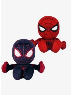 Boxlunch Marvel Spider-Man & Miles Morales Bleacher Creatures Plush Bundle