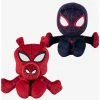 Boxlunch Marvel Spider-Man Miles Morales & Spider-Ham Bleacher Creatures Plush Bundle