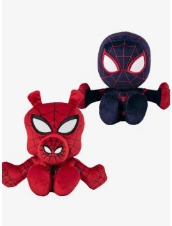 Boxlunch Marvel Spider-Man Miles Morales & Spider-Ham Bleacher Creatures Plush Bundle