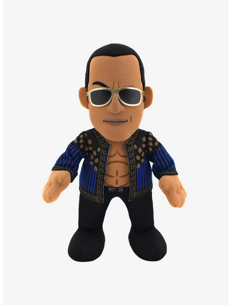 Boxlunch WWE Legend "The Rock" Bundle: "Team Bring It" Rock & Old School Rock Bleacher Creatures Plush Bundle - Image 6