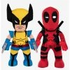 Boxlunch Marvel Wolverine & Deadpool Bleacher Creatures Plush Bundle