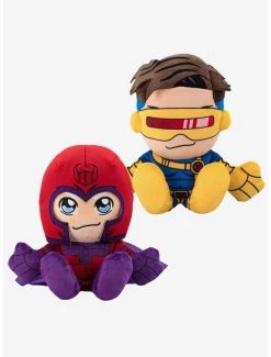 Boxlunch Marvel X-Men Magneto & Cyclops Bleacher Creatures Plush Bundle